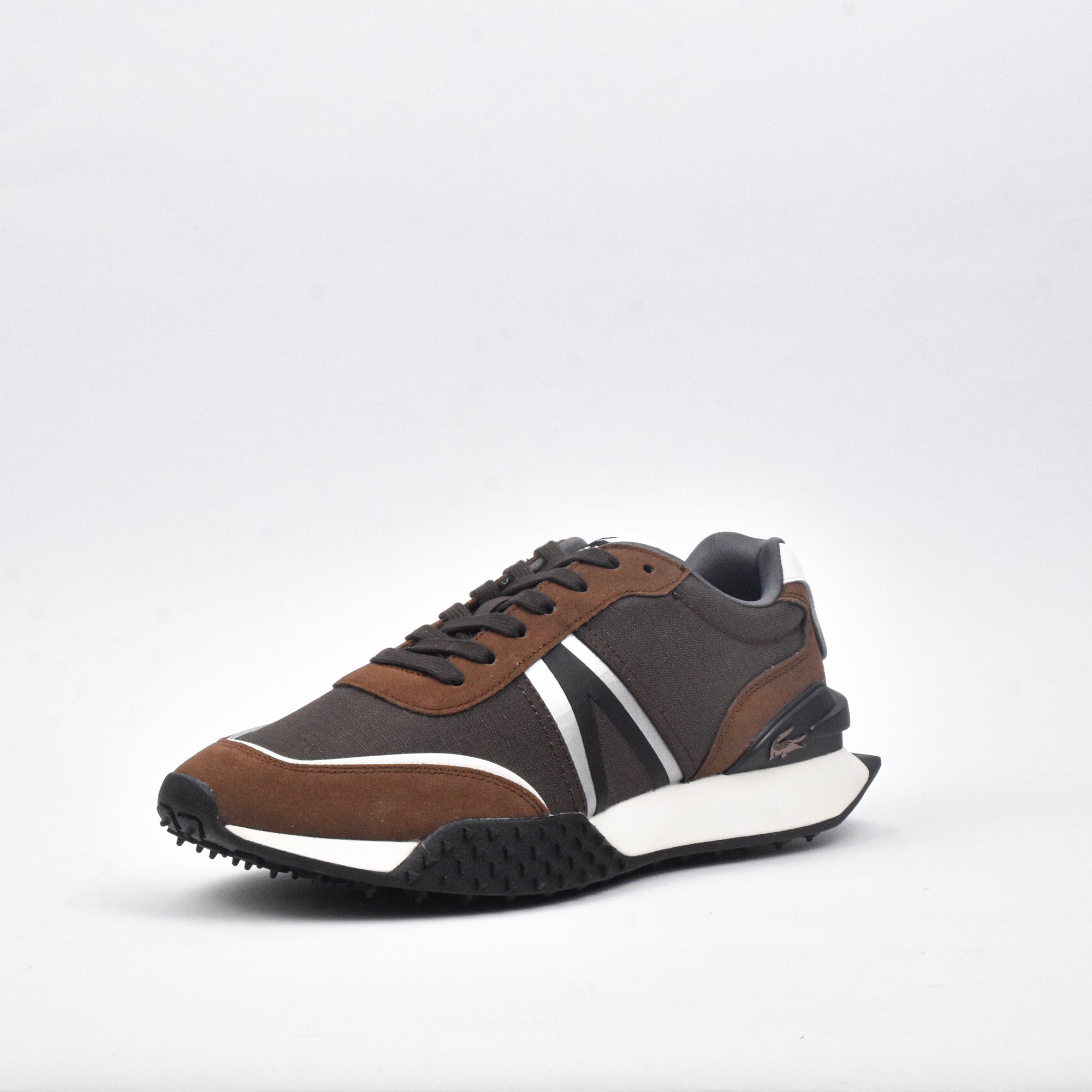 LACOSTE DK BRW/OFF WHT - 746SMA00981W7