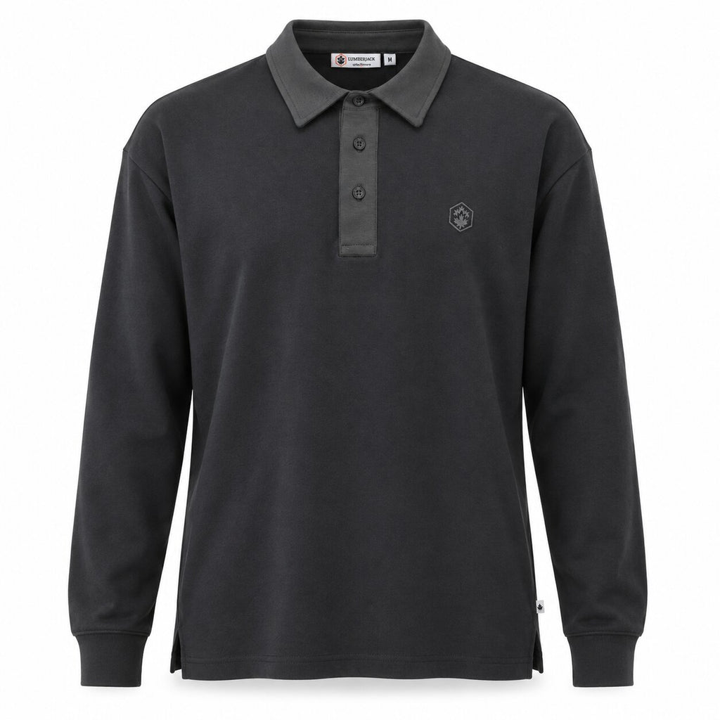 LUMBERJACK POLO LS LBJ-00507-GRY