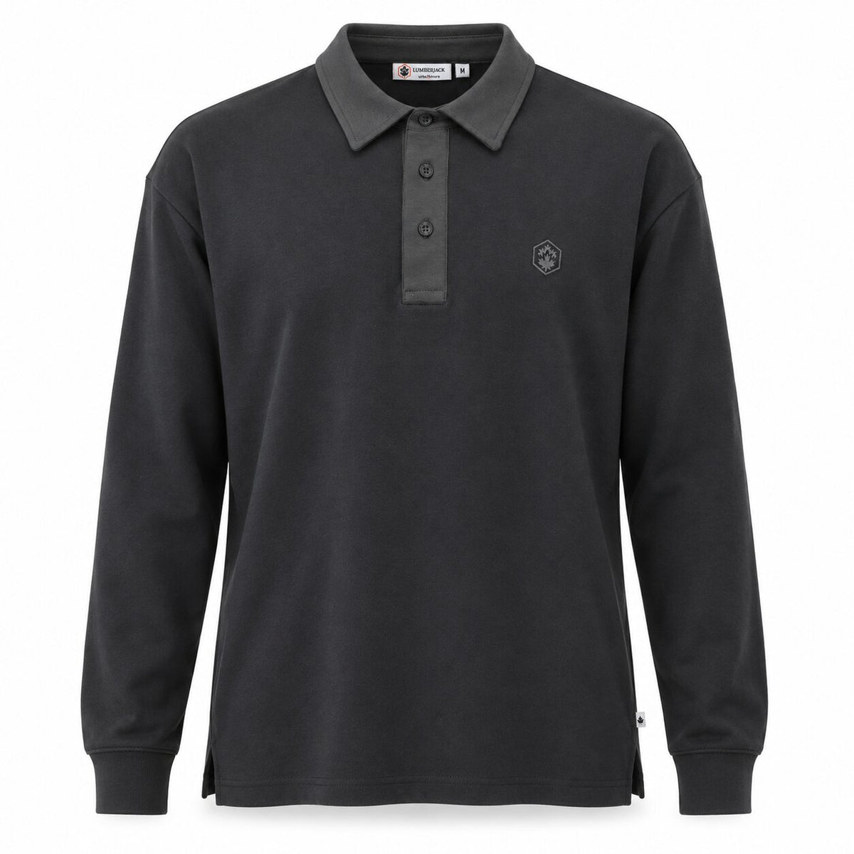 LUMBERJACK POLO LS LBJ-00507-GRY