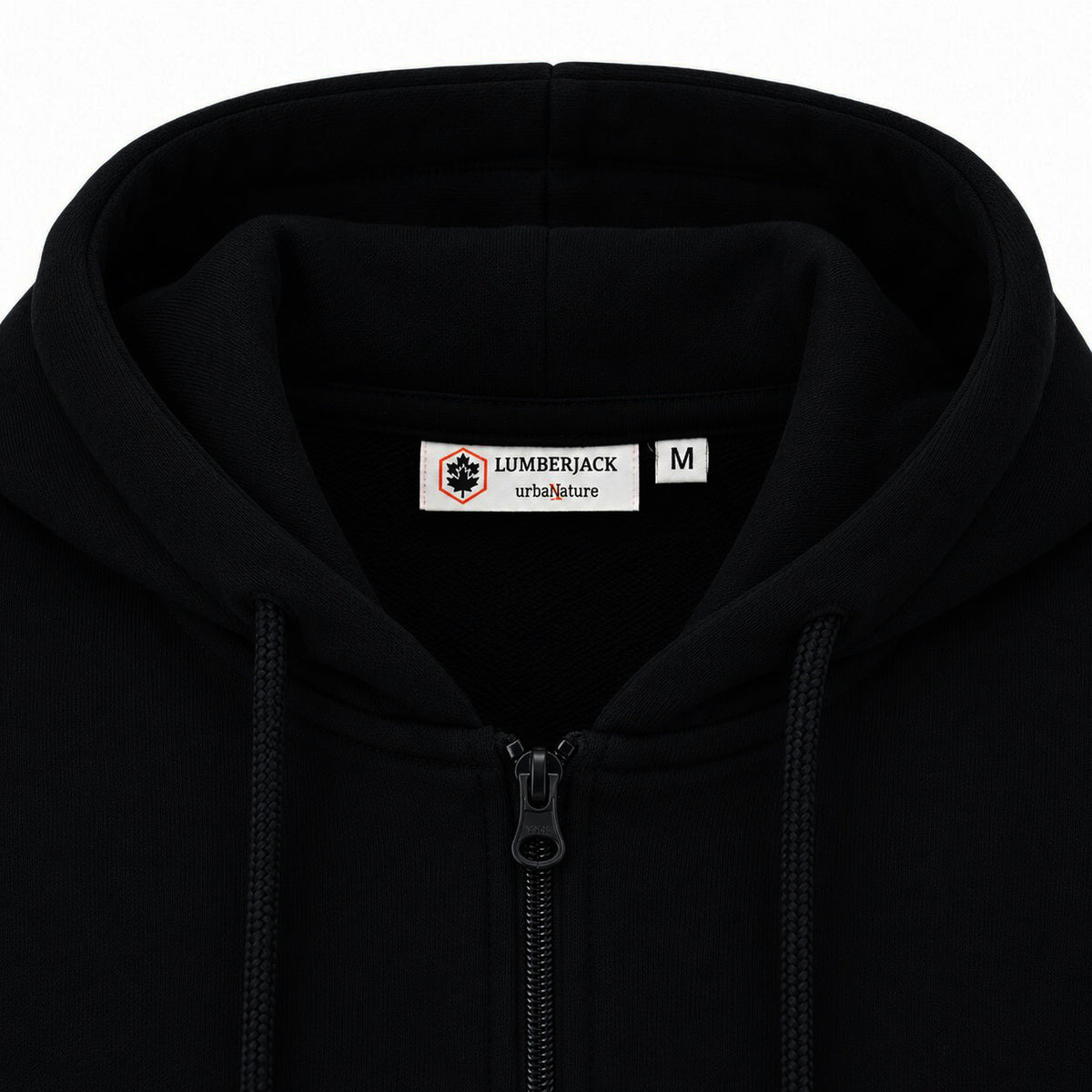 LUMBERJACK ZIP HOODIE LBJ-00201-BLK