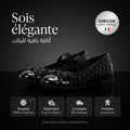 Geox Jr Plie B Ballerina Flats J5455B000HH-C9999