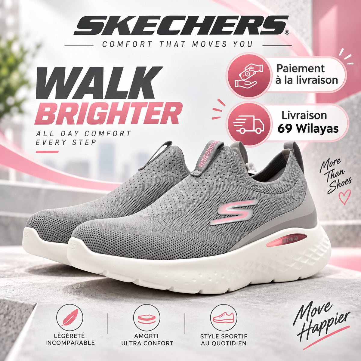 Skechers GO RUN Lite – Aurora Sky Running Shoes 129440-TPPK