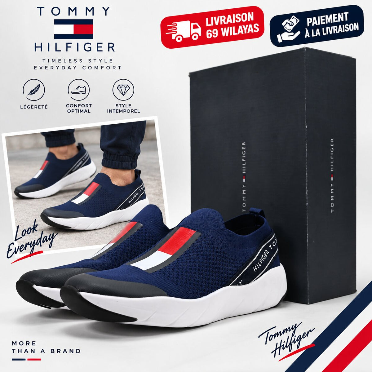 Tommy Hilfiger Low Cut Slip-On Sneakers