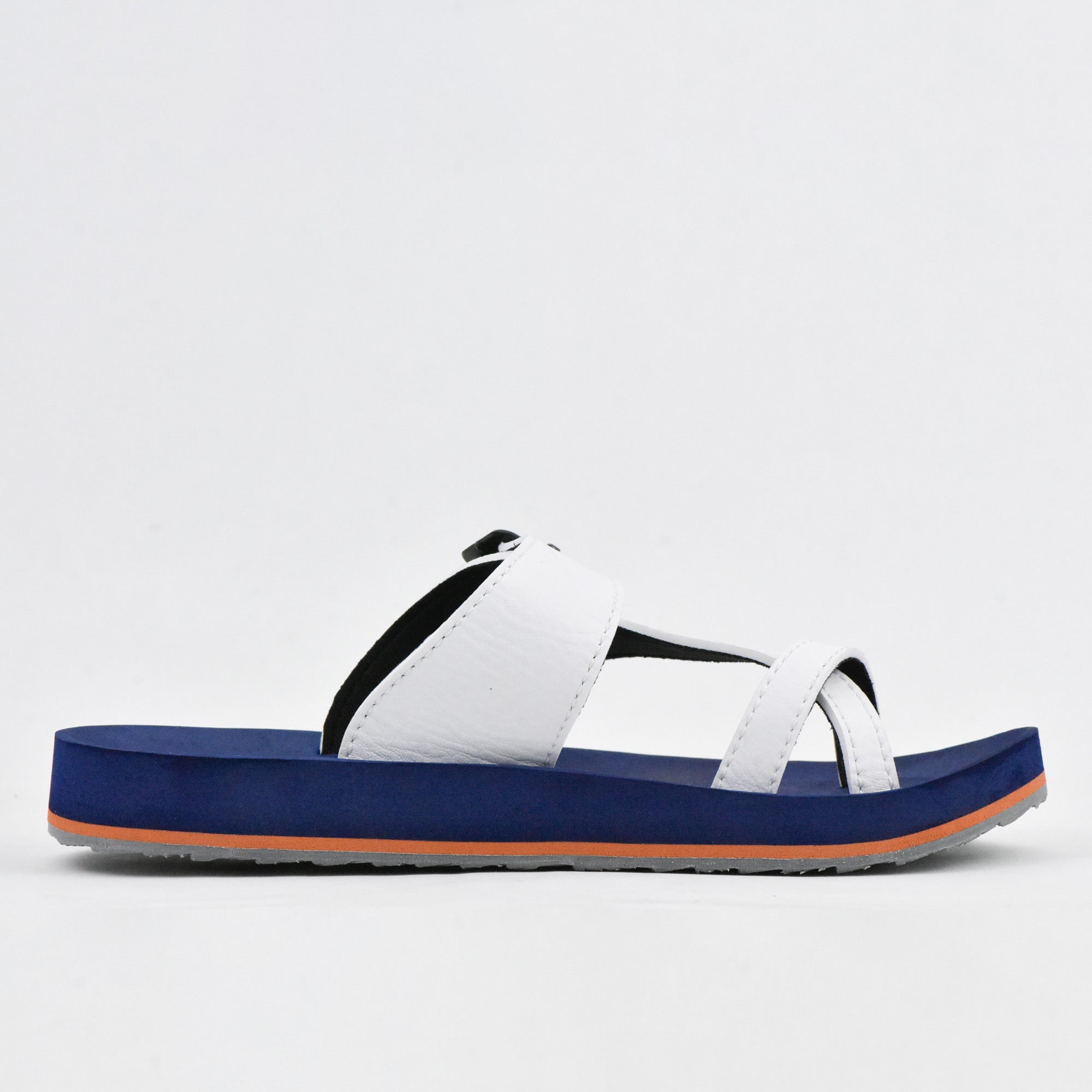 KITO CLAQUETTE AA51M WHITE-NAVY BLUE AA51MWNB