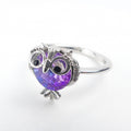 Bague pierre hibou Blue reflé