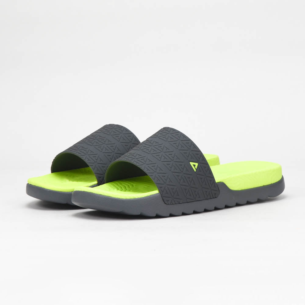 PEAK SLIPPERS DK.GREY YELLOW E02767L