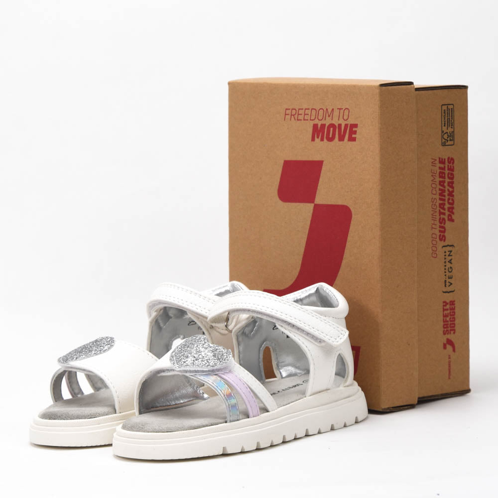 Safety Jogger Sandale Fillette 591782-WHT-SIL