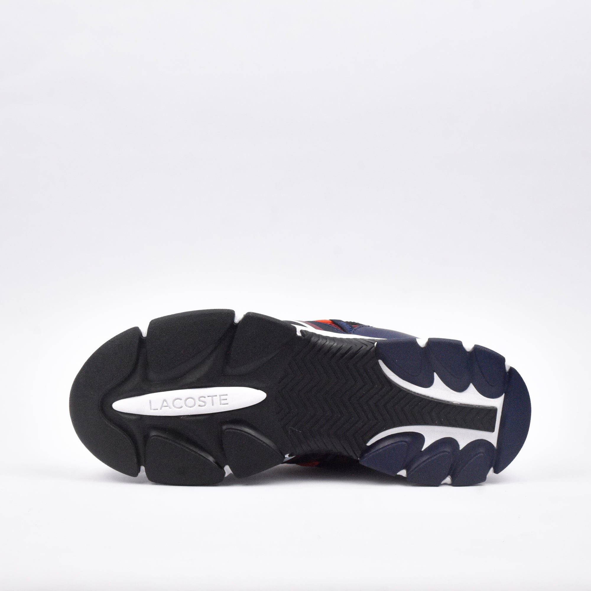 LACOSTE -  BURG/NVY BLEU & ORANGE L0032231SMA