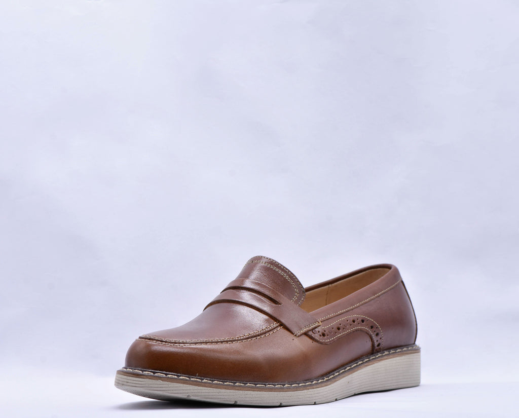 Chaussea - حذاء موكاسين بني