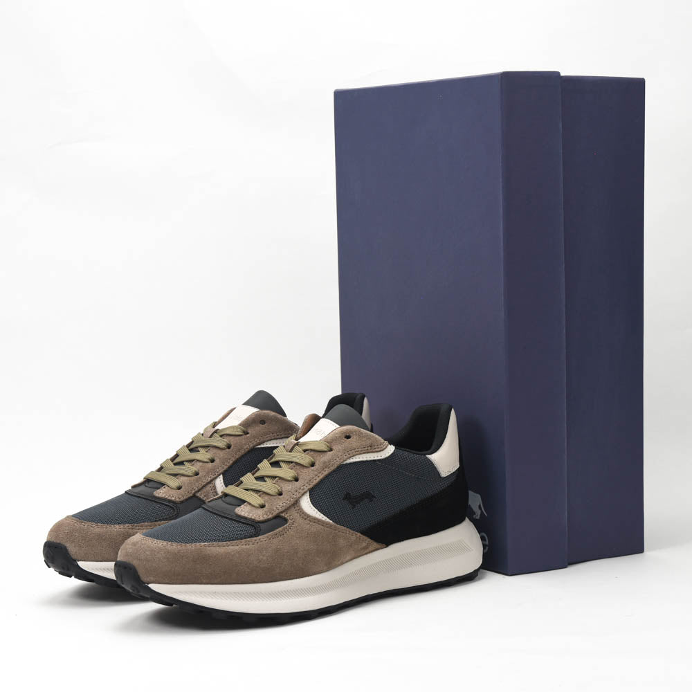 Harmont and Blaine Camoscio Tex Sneakers Homme EFM252-060-A60-AE