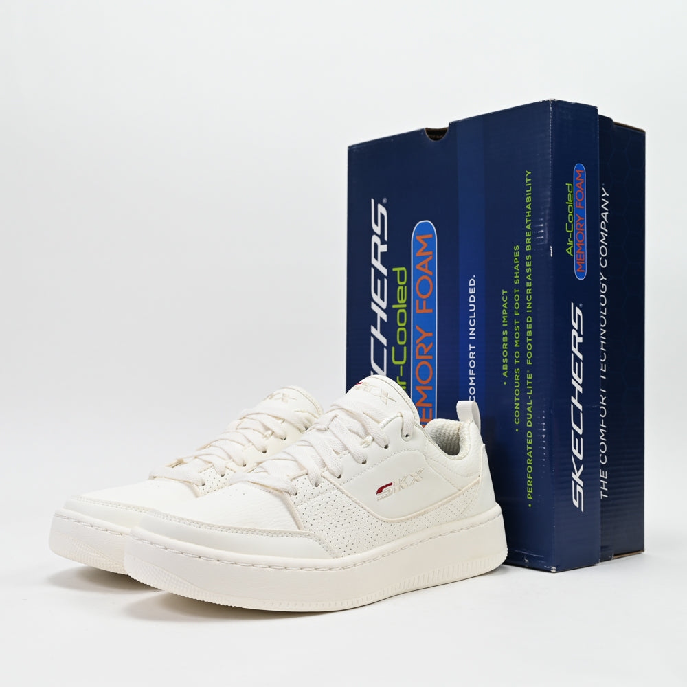 Skechers Sport Court 92 – Ottoman Sneakers 232472-WHT