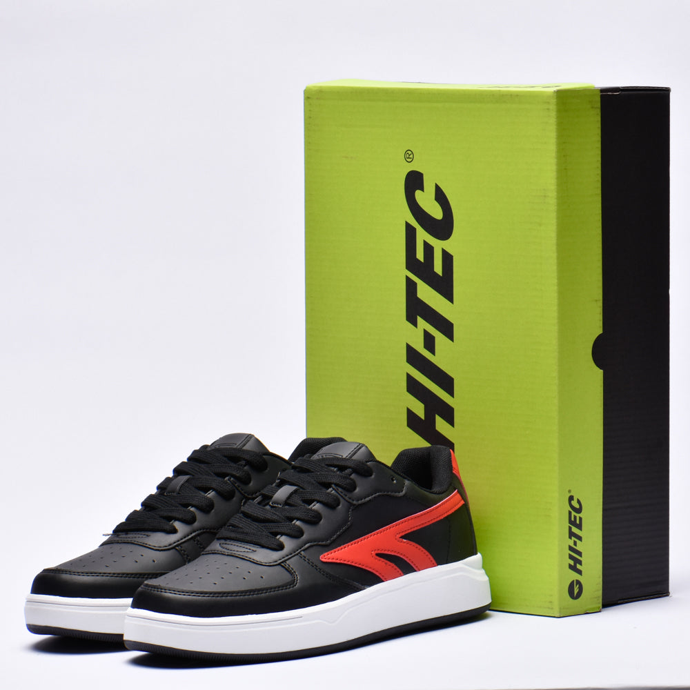 HI TEC VARSITY COURT BLACK RED \ L014811