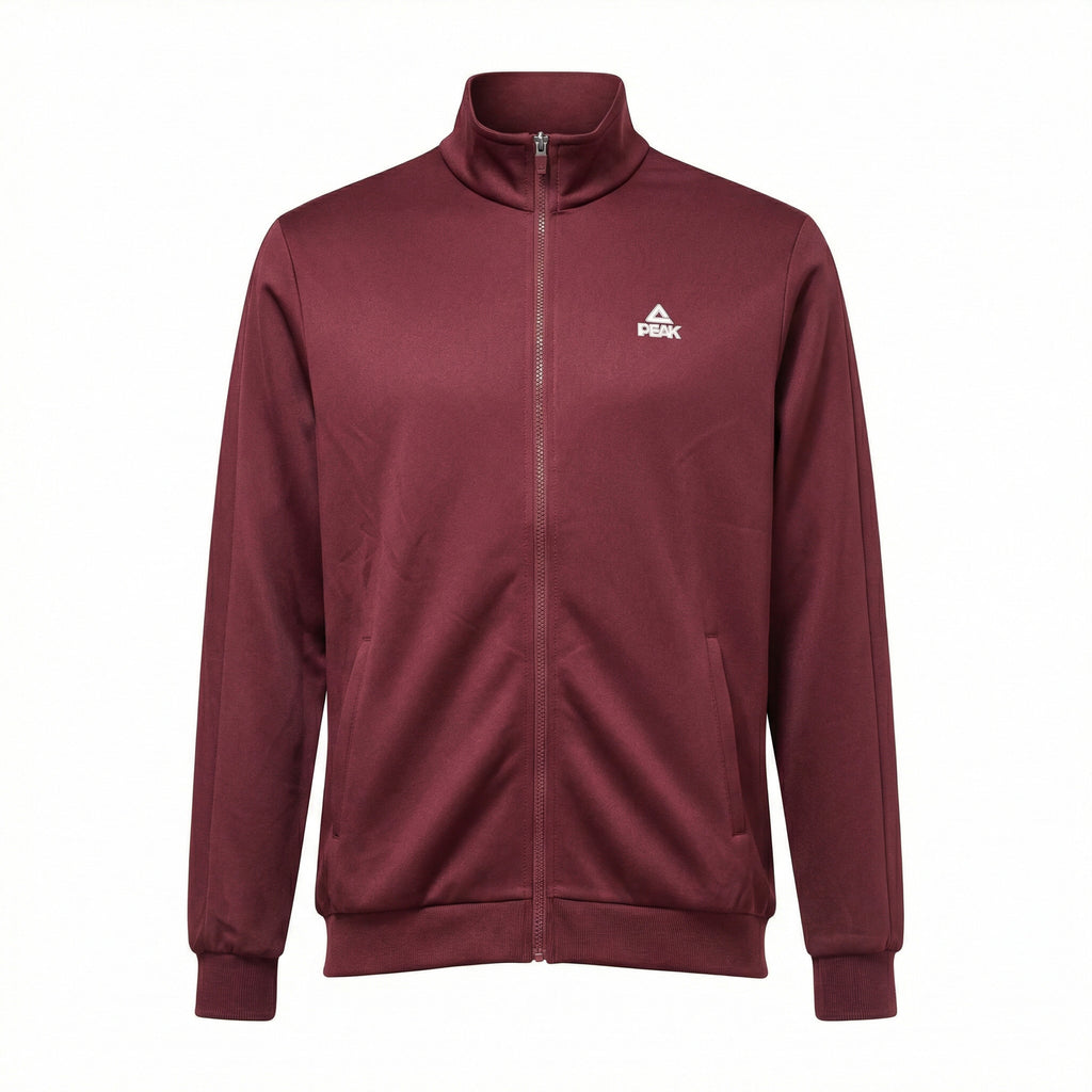 PEAK Knitted Tracksuit-Burgundy FW94053-0090