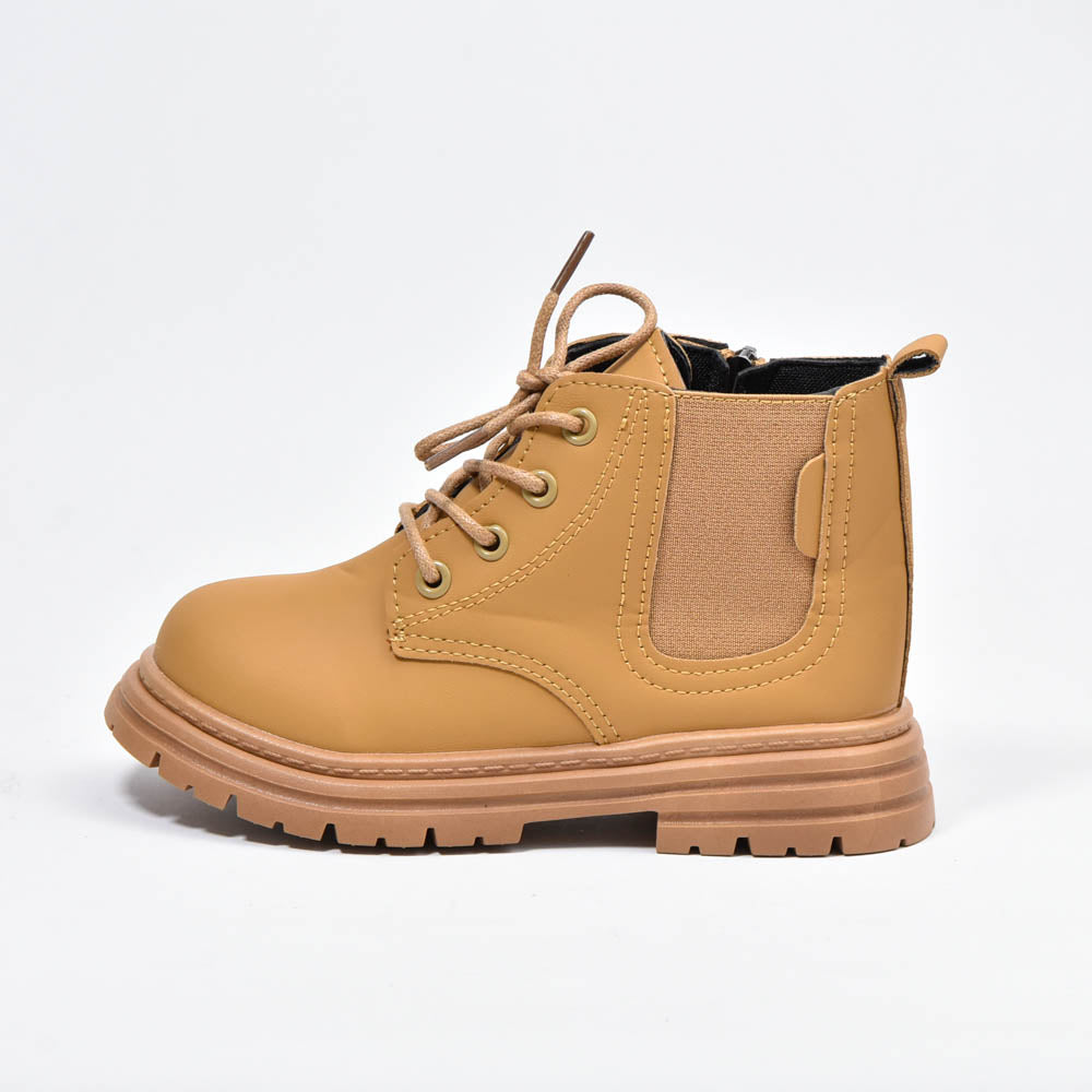 Bottes coordonnantes à lacets Marron Enfants \ 30171
