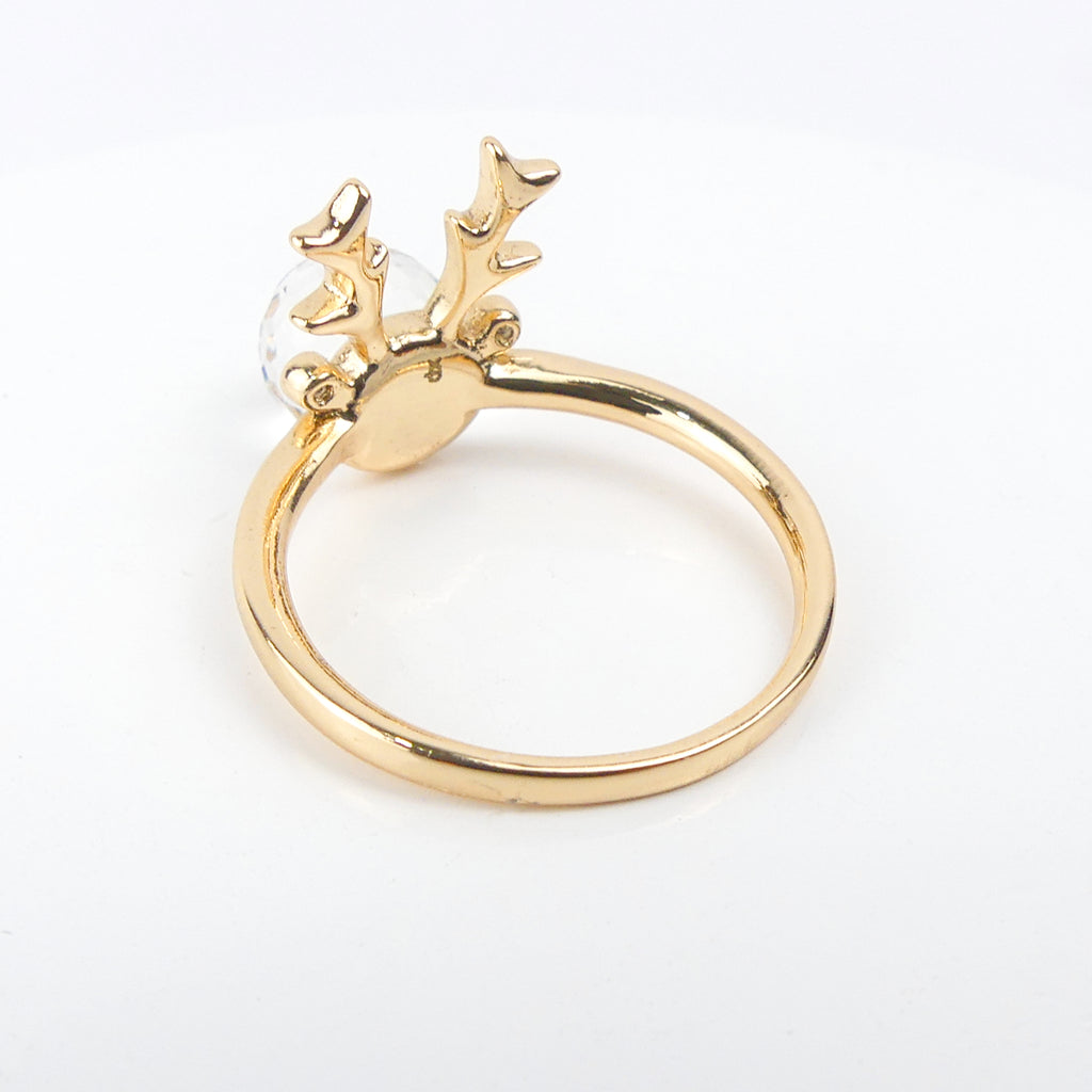 bague gazelle boule multi couleur