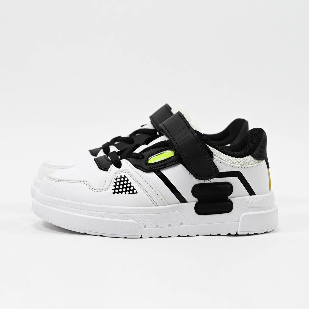 Peak Kid\'s Culture Shoes White Black EK41850B-1020