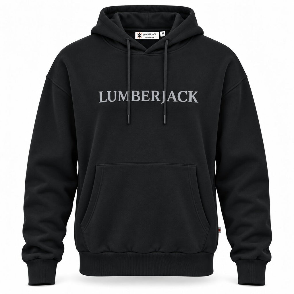 LUMBERJACK HOODIE LBJ-00202-BLK