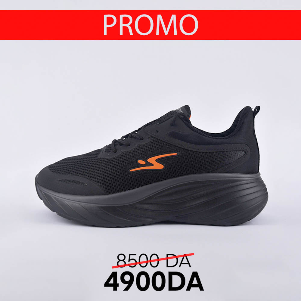 ADRUN - POWER FLY H BLACK ORANGE LOGO 10103M-1670