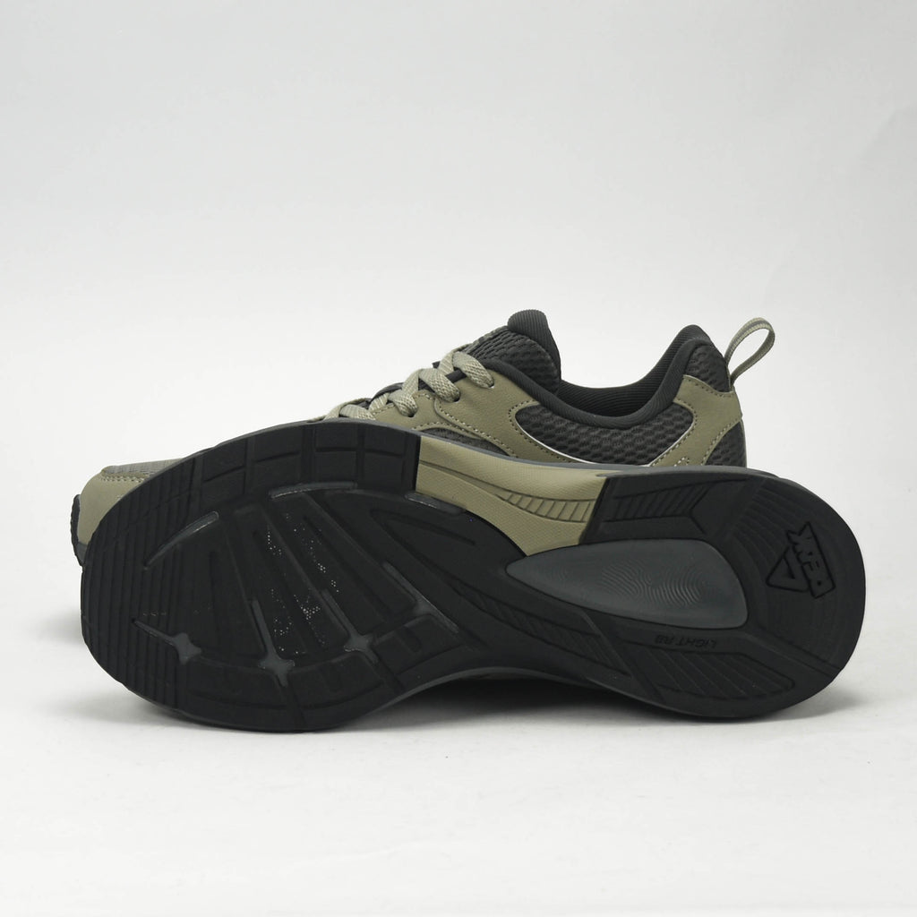 PEAK TRAINING RUNNING SHOES-ASPHALT GREEN/MAGNETIC GREY EXT54437H-N59D