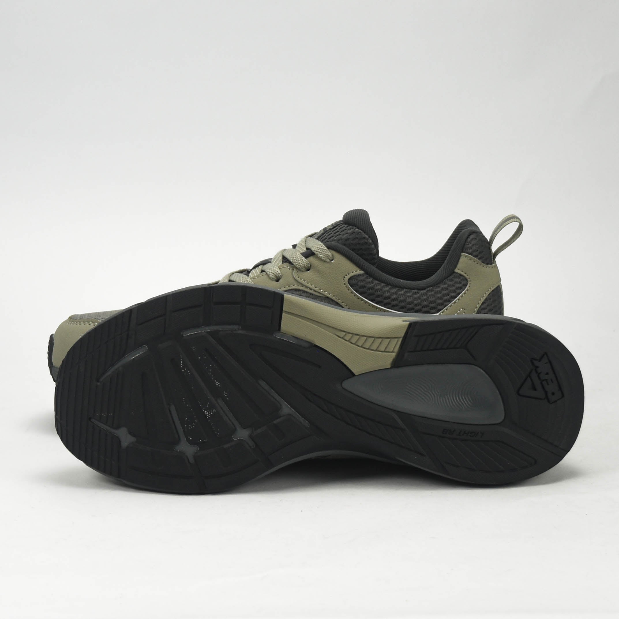 PEAK TRAINING RUNNING SHOES-ASPHALT GREEN/MAGNETIC GREY EXT54437H-N59D