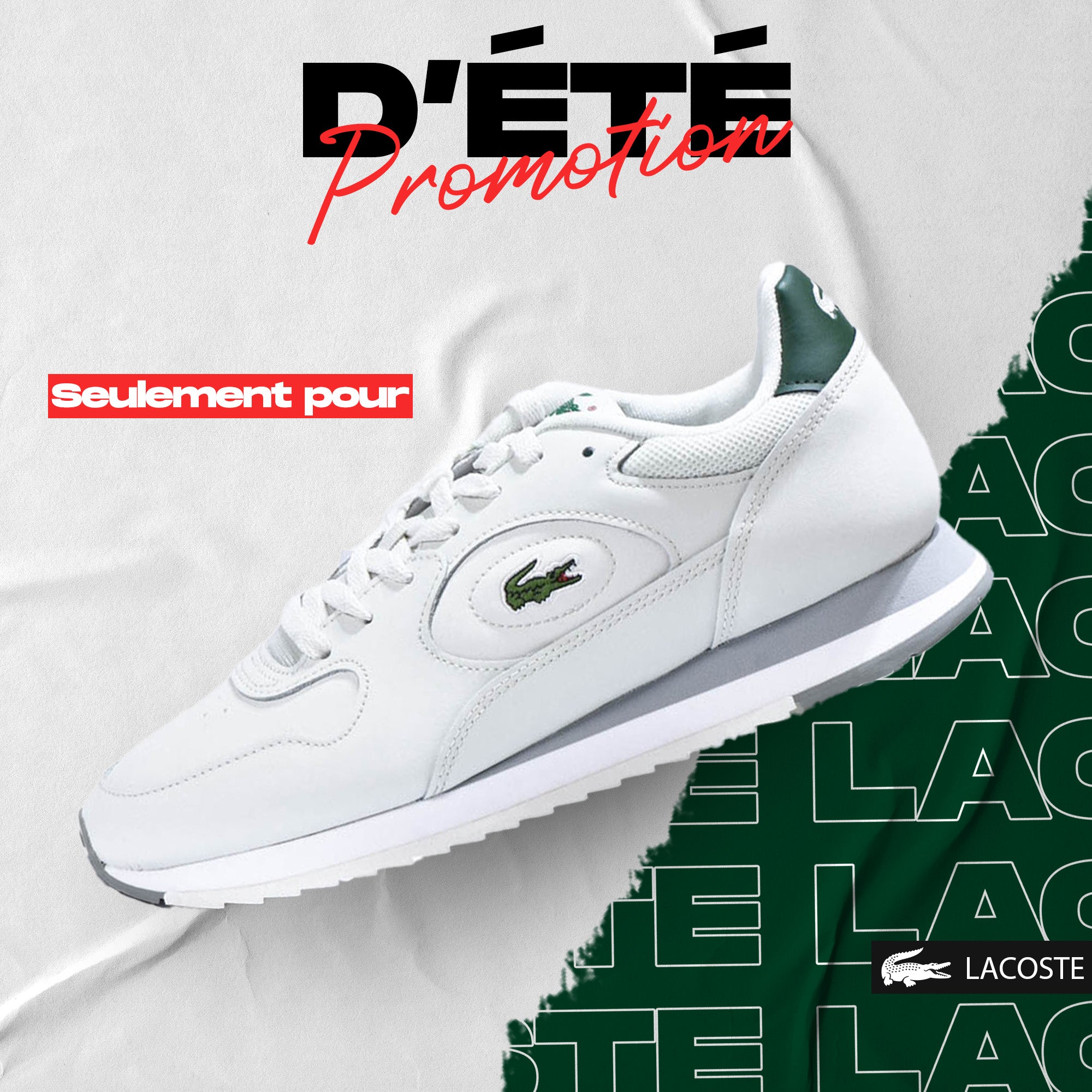 LACOSTE - LINETRACK WHT \ 30194