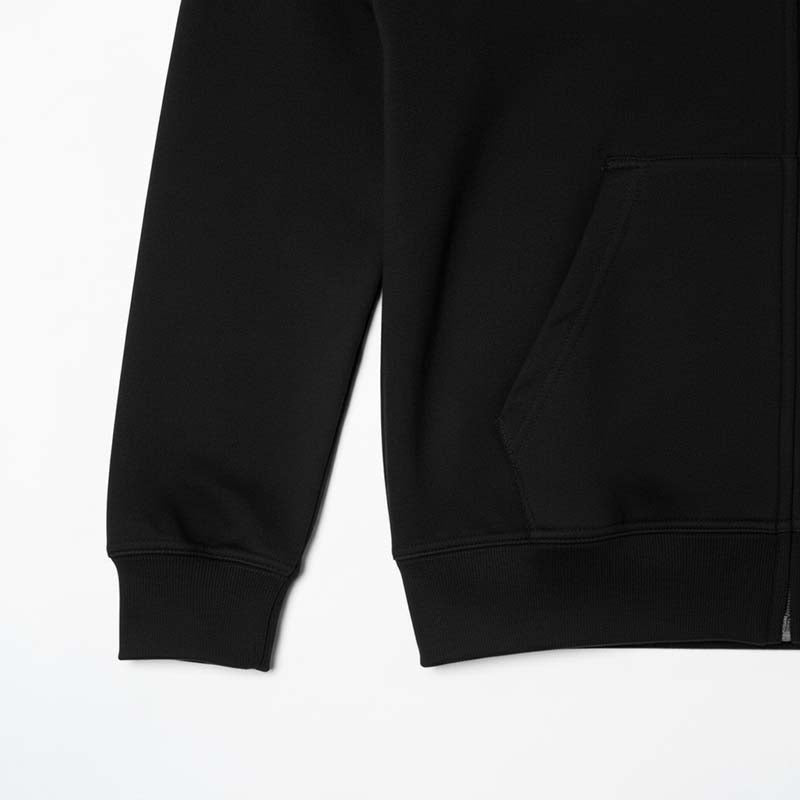 Sweat à capuche zippé homme NOIR DL-14N