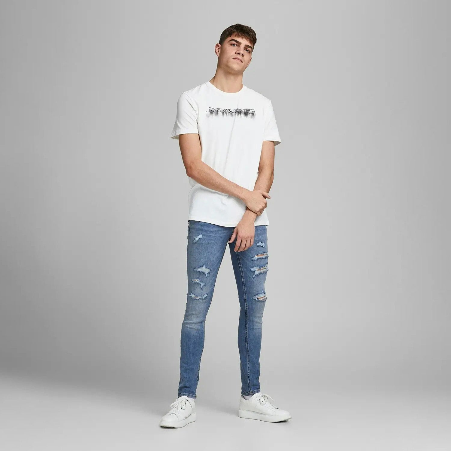 Jack & Jones Glenn Original Blue Denim Jeans 12168958-BLUE