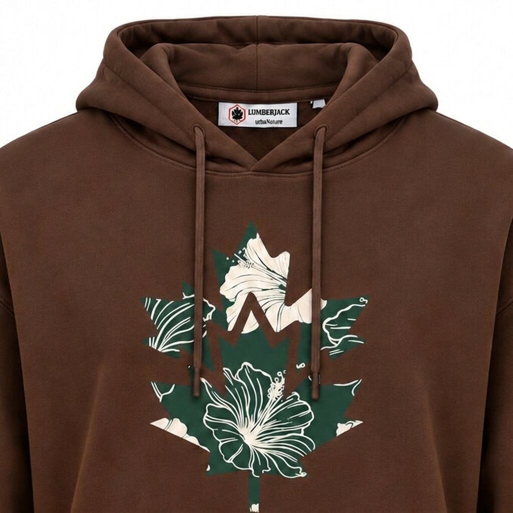 LUMBERJACK HOODIE LBJ-00203-BRN
