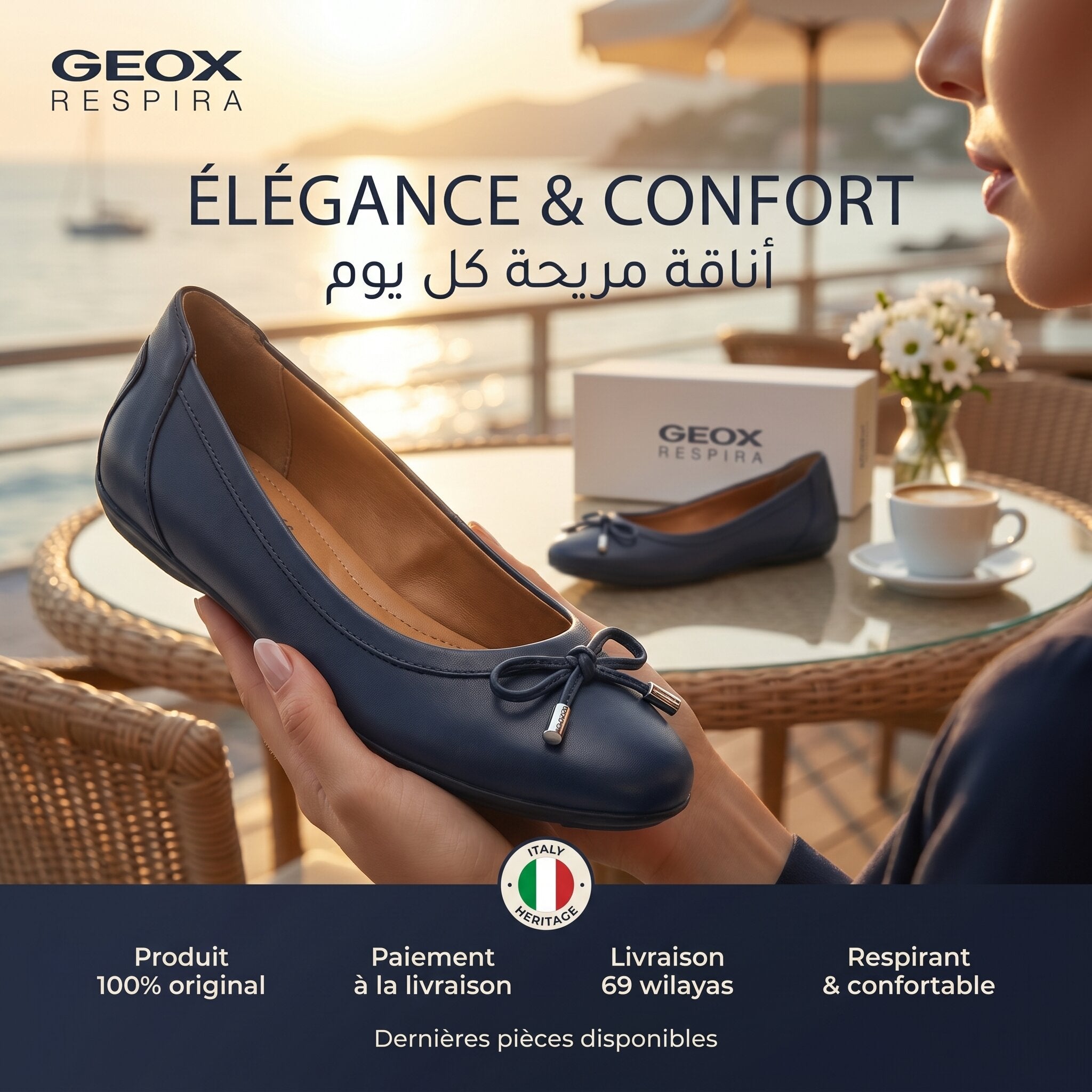 Geox Charlene Ballerines Femme D84Y7A000BC-C4002
