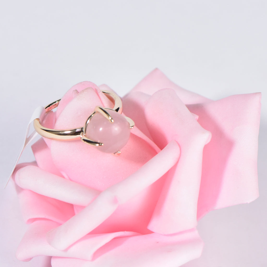 SWEET BRIER ROSE QUARTZ RING QUARTZ RING SIZE 19