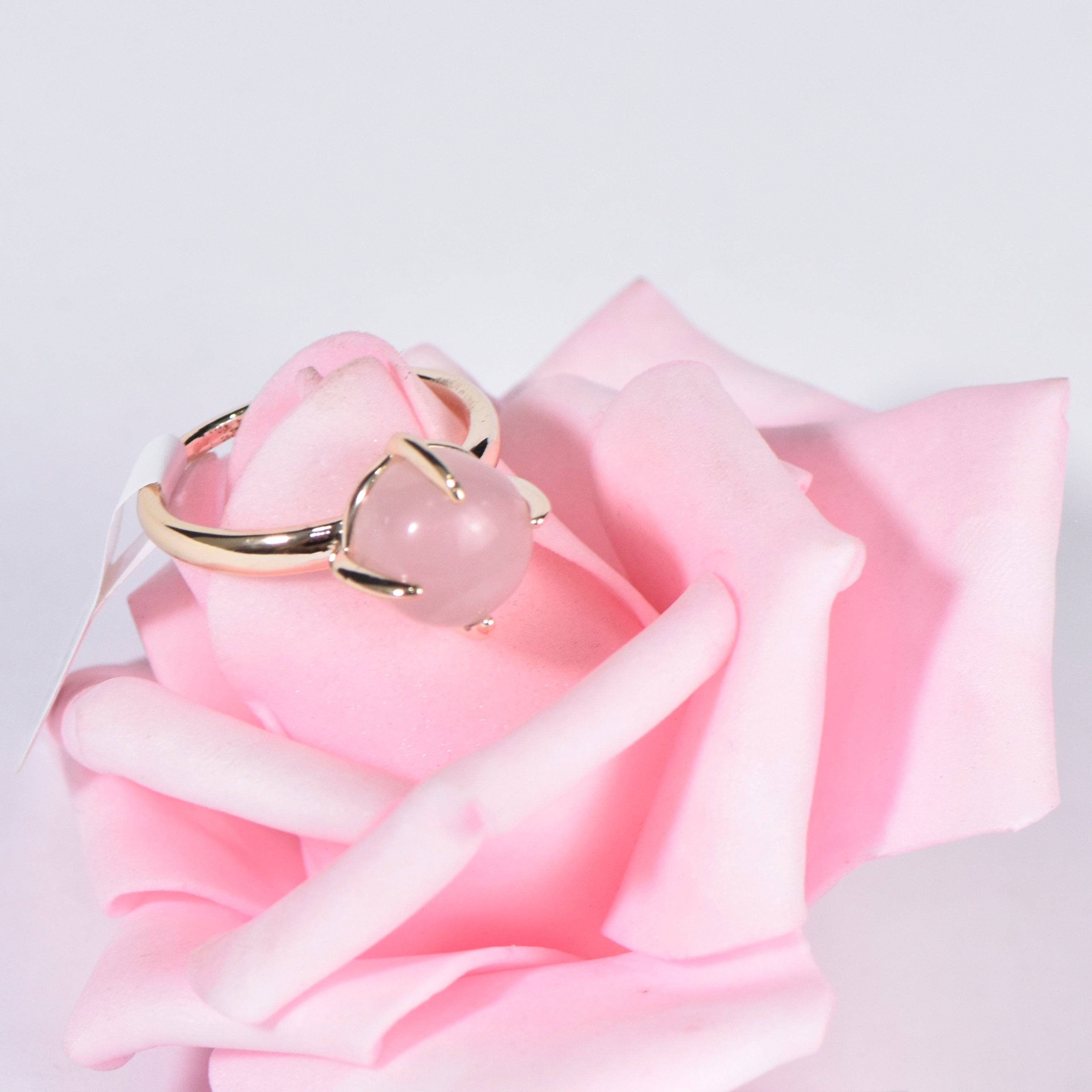 SWEET BRIER ROSE QUARTZ RING QUARTZ RING SIZE 19