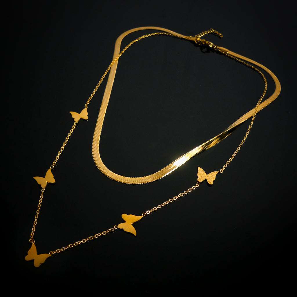 Collier Double Chaine N°66