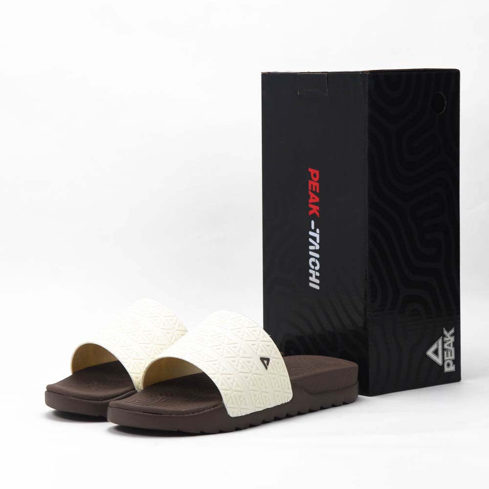 Peak Taichi Slippers White Black Red E02767L-X991