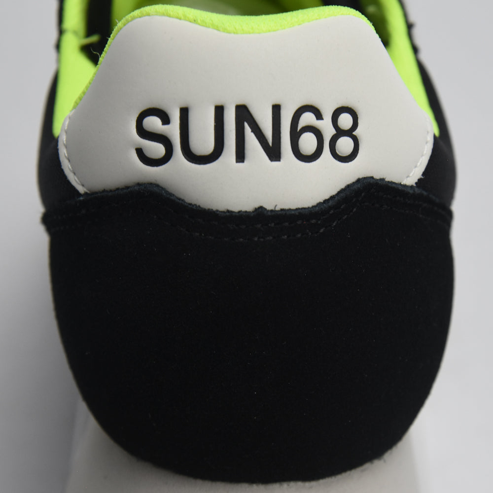 BASKET SUN68 JAKI FLUO 11 NERO Z44115-11