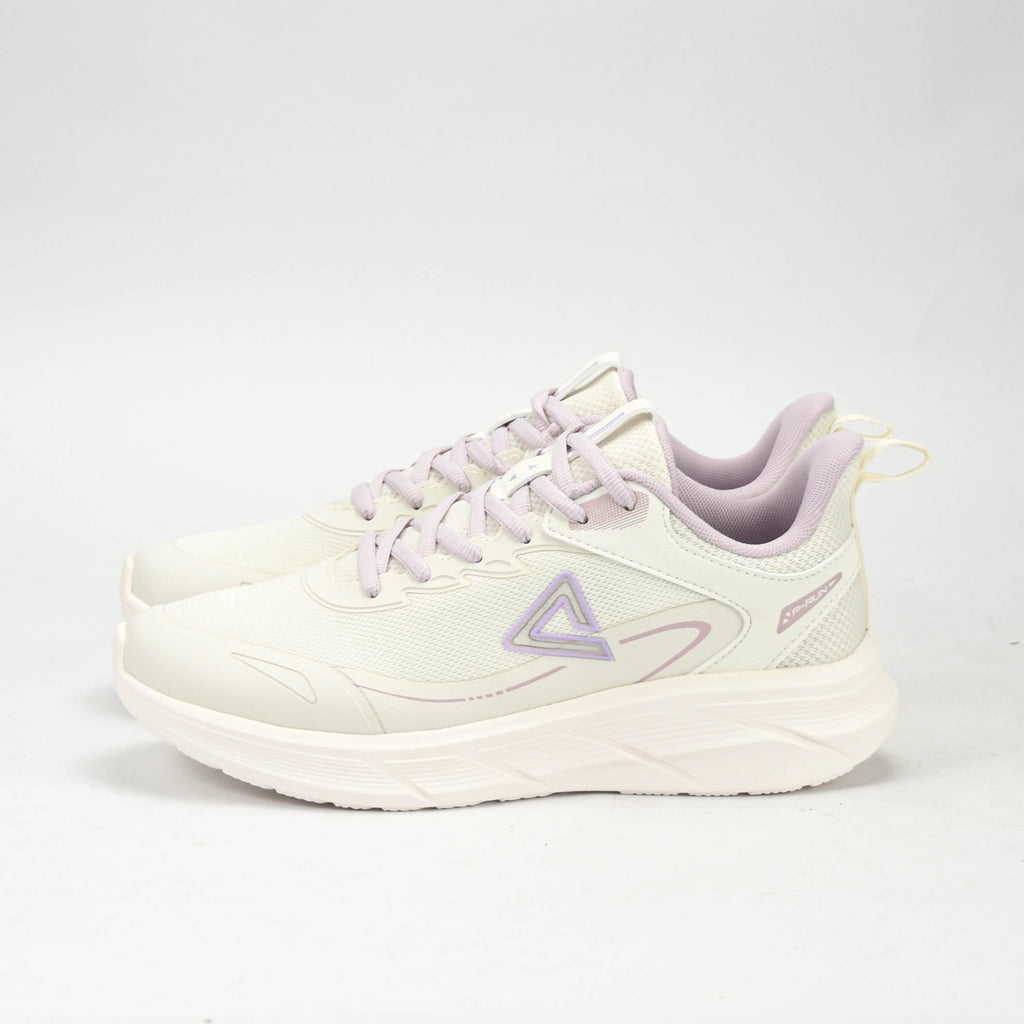 PEAK TRAINING RUNNING SHOES-WHITE/PURPLE EXT54428H-Z524
