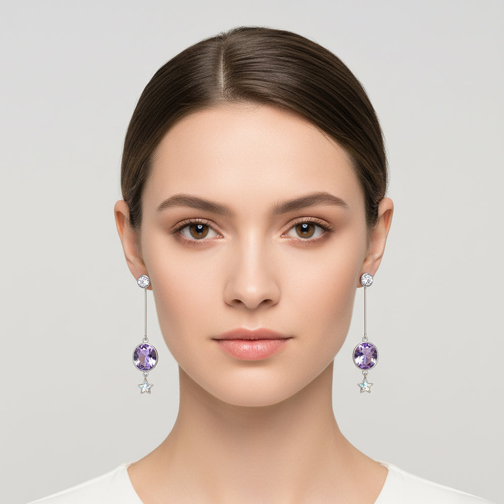 boucle d'oreille pendantes rond move