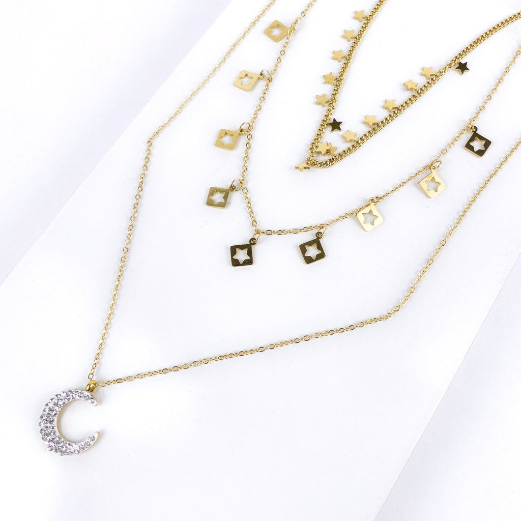 Collier double chaîne n°37