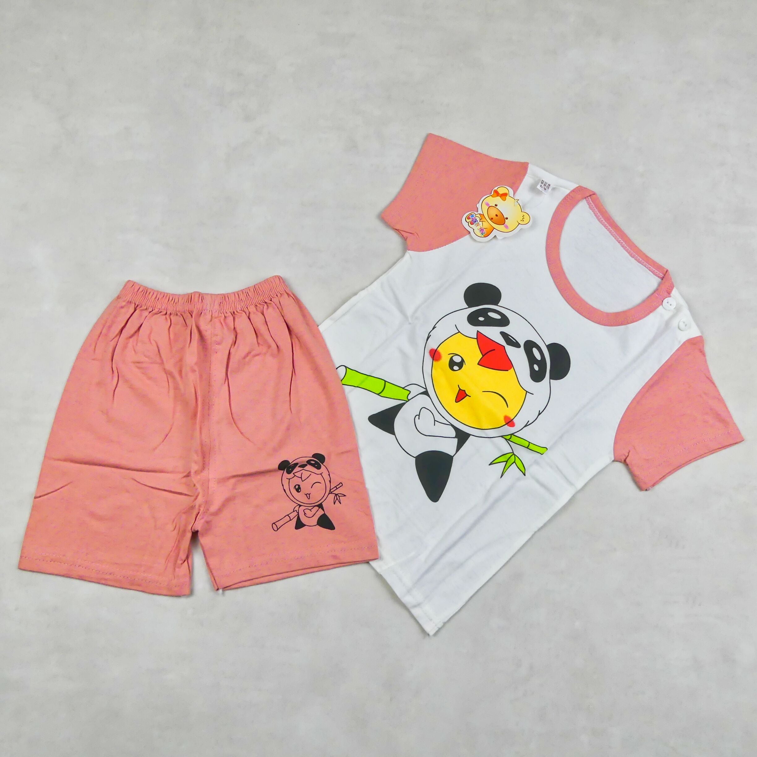 ENSEMBLE BLANC MOTIF MICKEY PANDA 4301