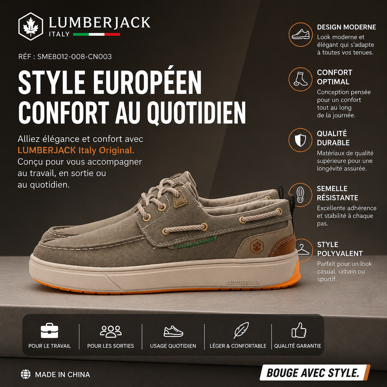 LUMBERJACK MARVIN SME8012-008-CN003