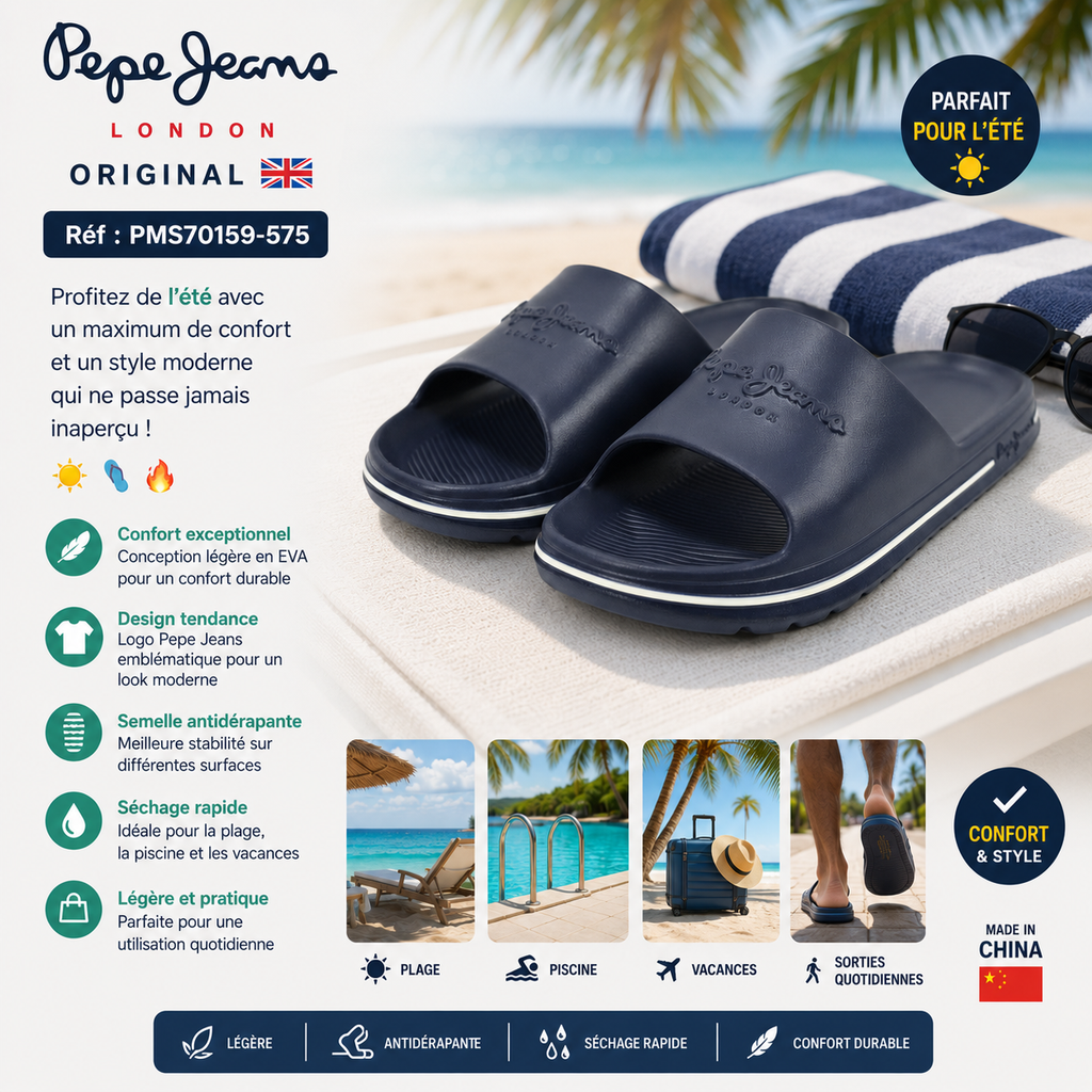 Pepe Jeans Beach Slide M PMS70159-575