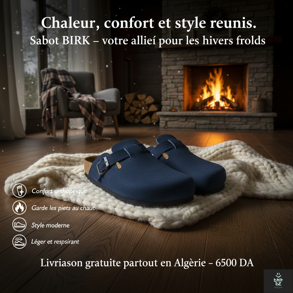 SABOT BIRK boston-bleu Livraison gratuite