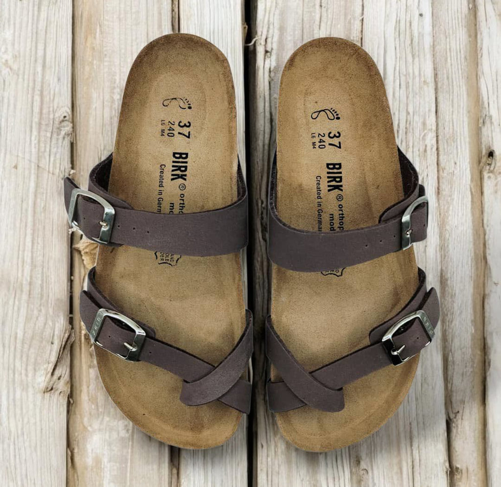 BIRK - MAYARI NUBUCK MARRON
