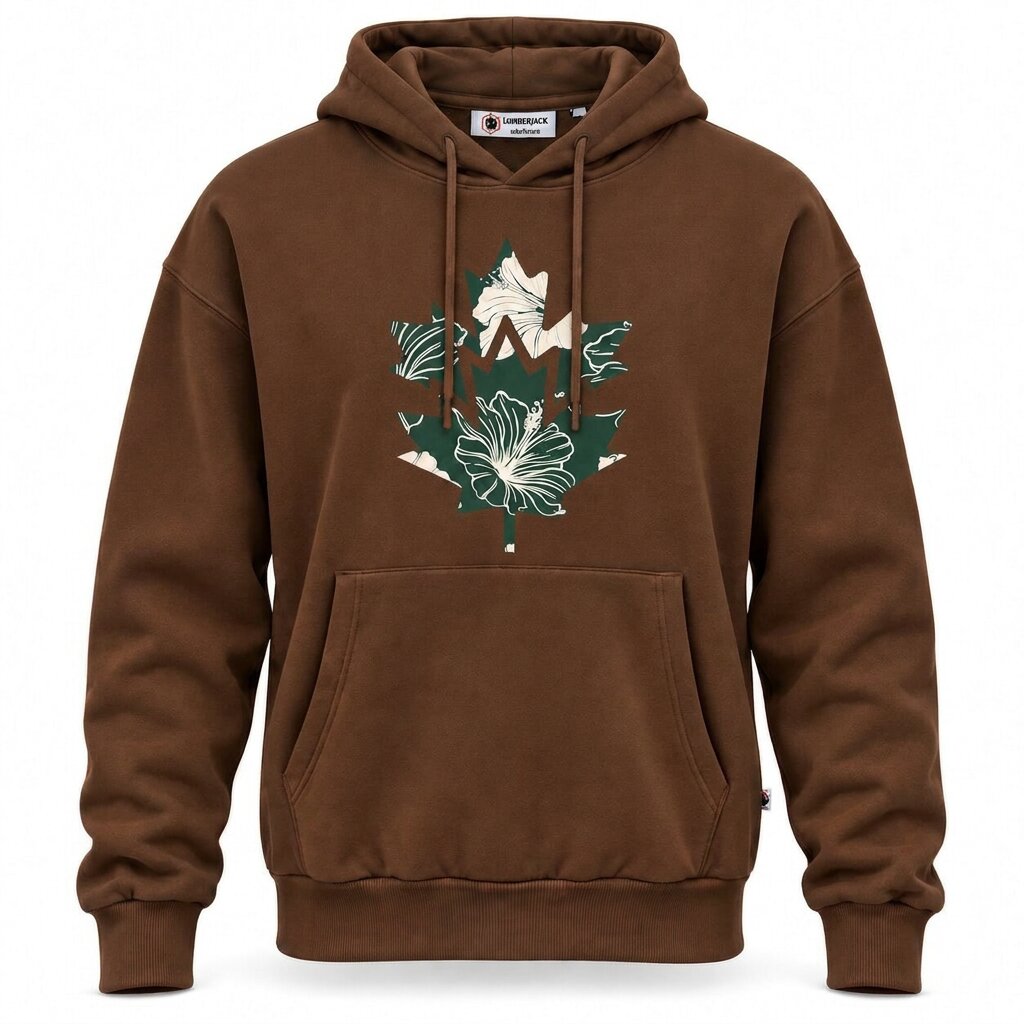 LUMBERJACK HOODIE LBJ-00203-BRN