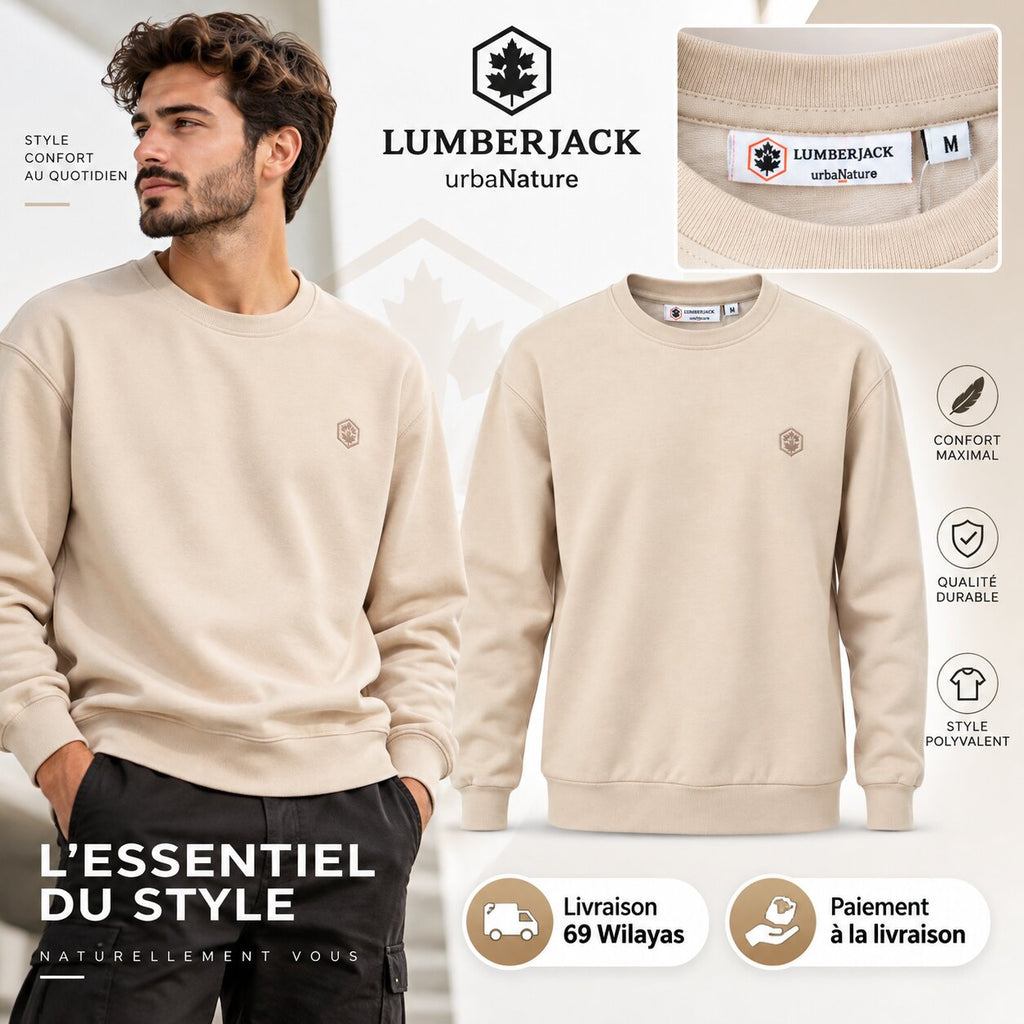 LUMBERJACK SWEAT SHIRT LBJ-00601-BGE