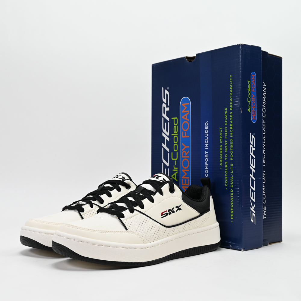 Skechers Sport Court 92 – Ottoman Sneakers 232472-WBK