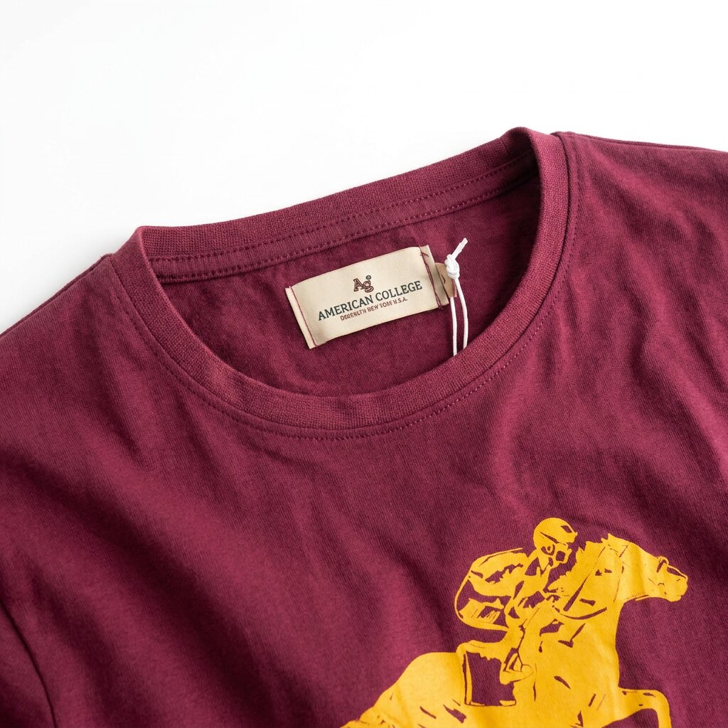 American College t-shirt pour Homme TS260103-DK-RED