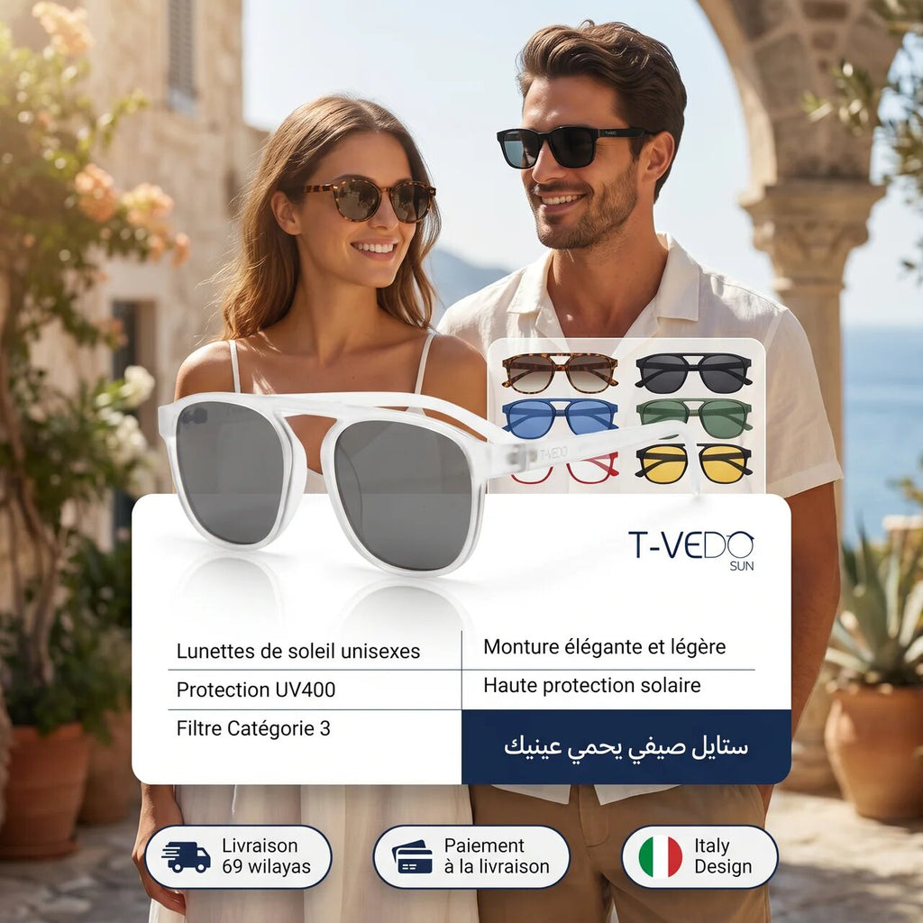 Lunette de soleil T-Vedo Sun Milano Trasparente 8032539567626