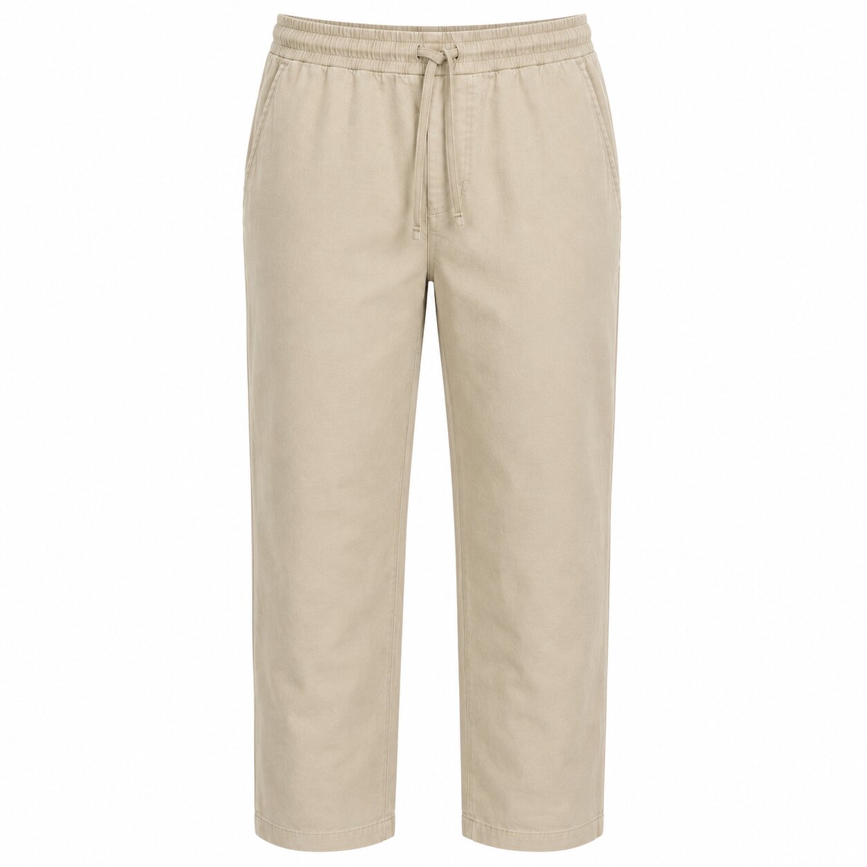 Départ Homme Pantalon en Lin Beige MG188-G21-000735