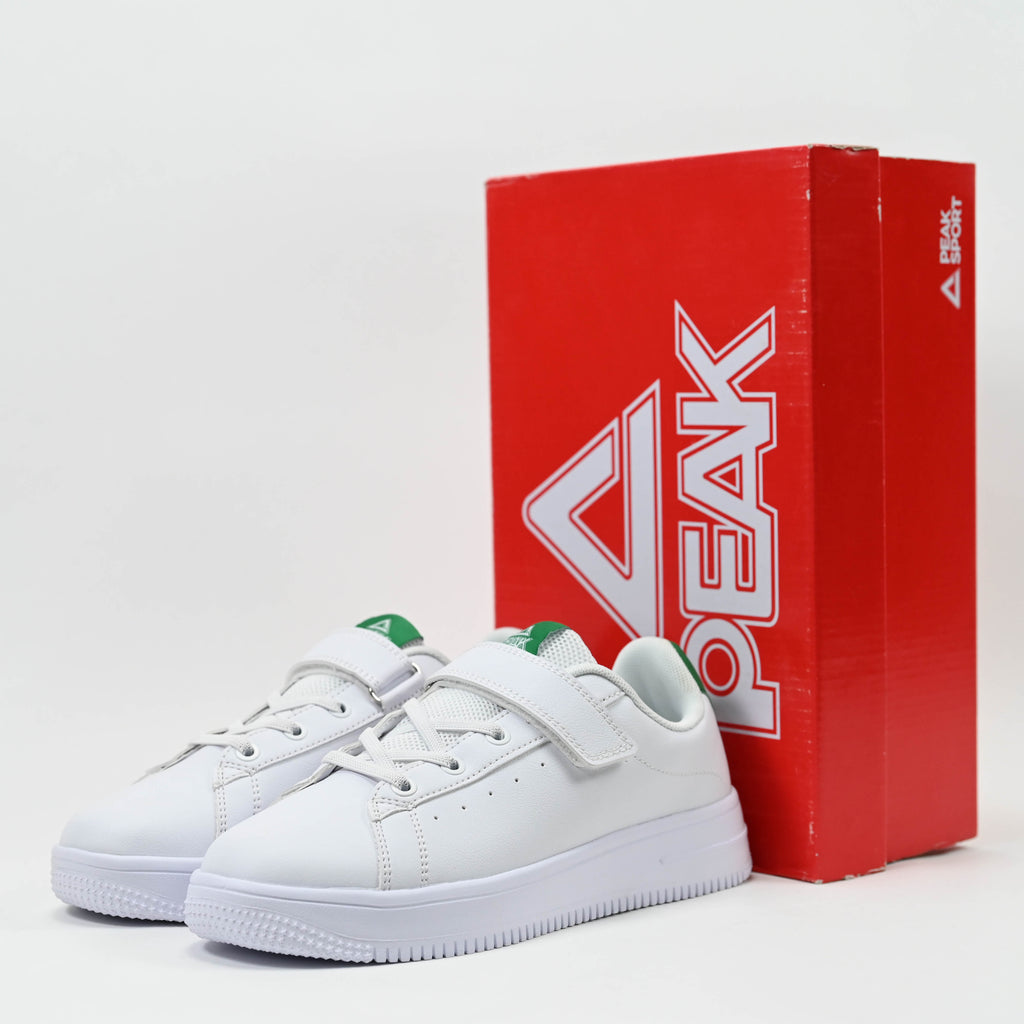 Peak Kids Casual Shoes White Green EK3901B-X169