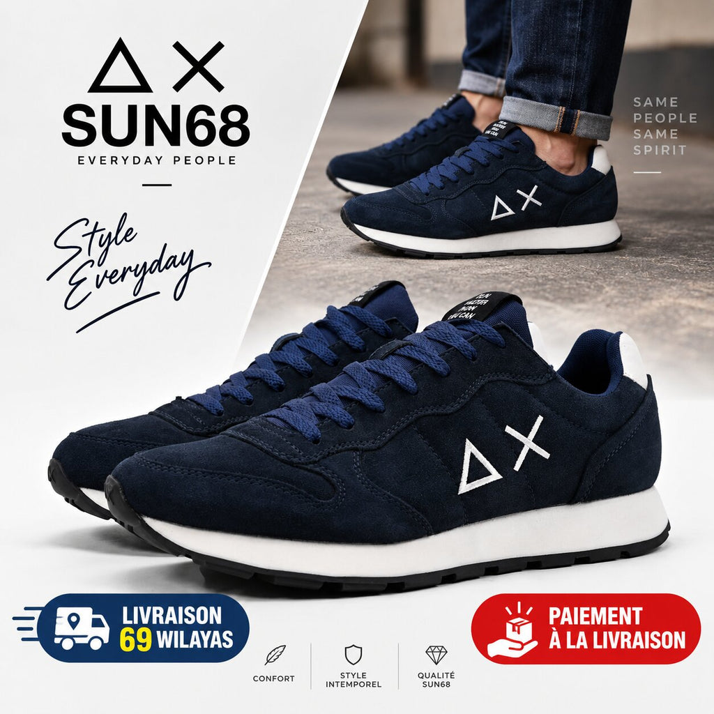 SUN68 Tom Solid Sneakers